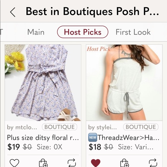 HP🆕ThreadzWear>Halter romper w/pockets NWT - Picture 6 of 6